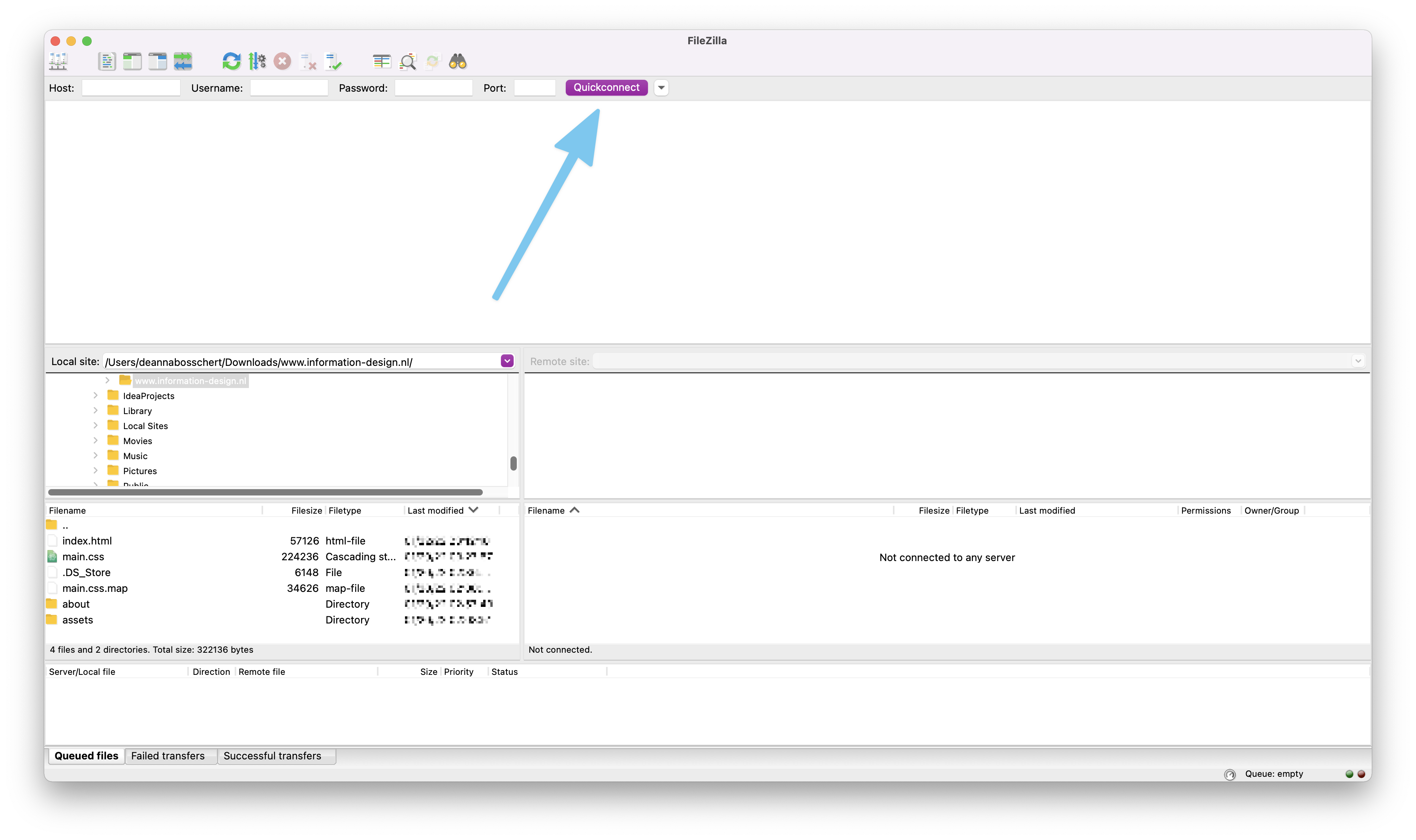 filezilla screenshot